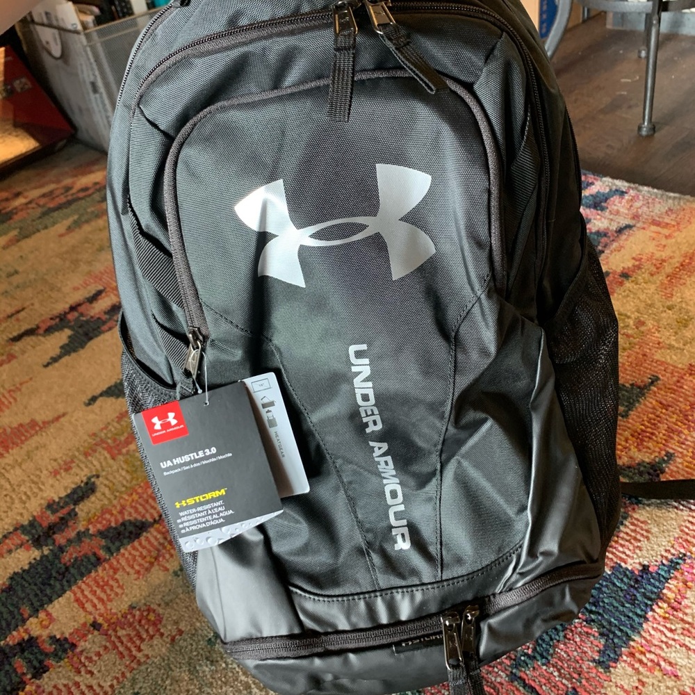 Under Armor Hustle 3.0 Backpack Black
